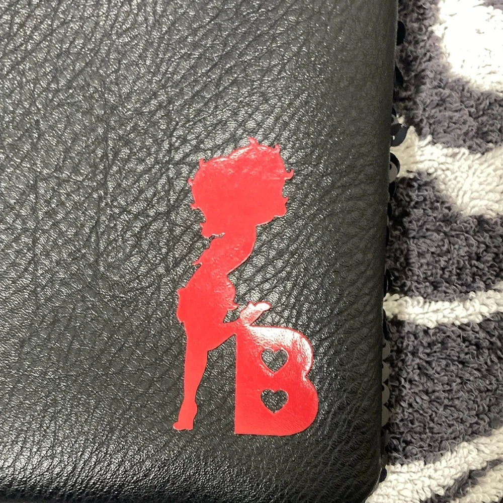 Betty Boop x IPSY Special Edition Black &‎ Red sequins cosmetic bag